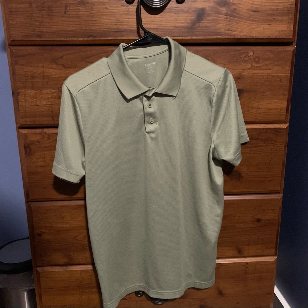 Old Navy Sage Polo DryFit